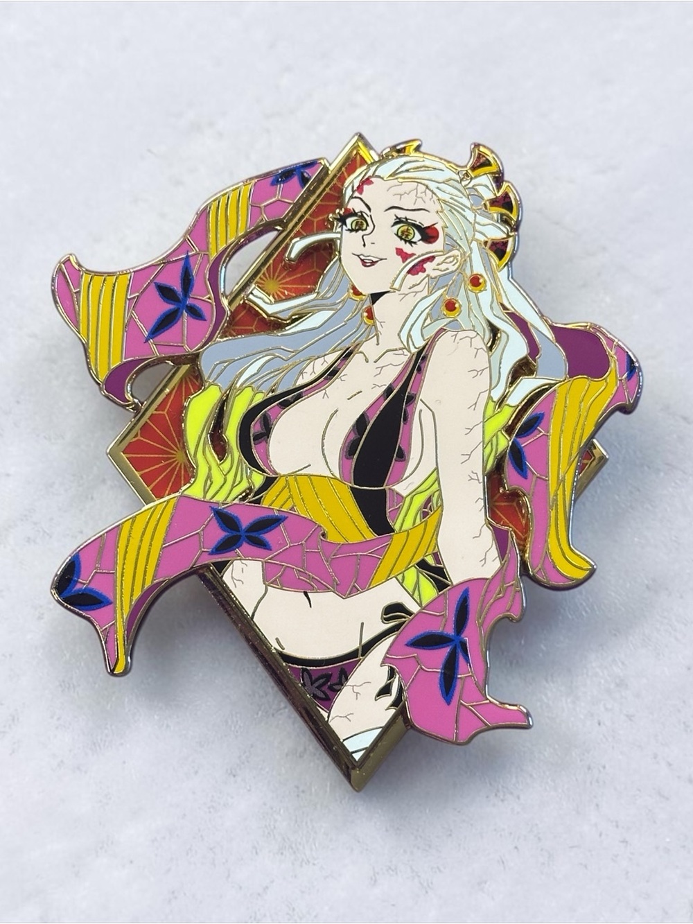 Daki Demon Slayer Anime Fantasy Pin
